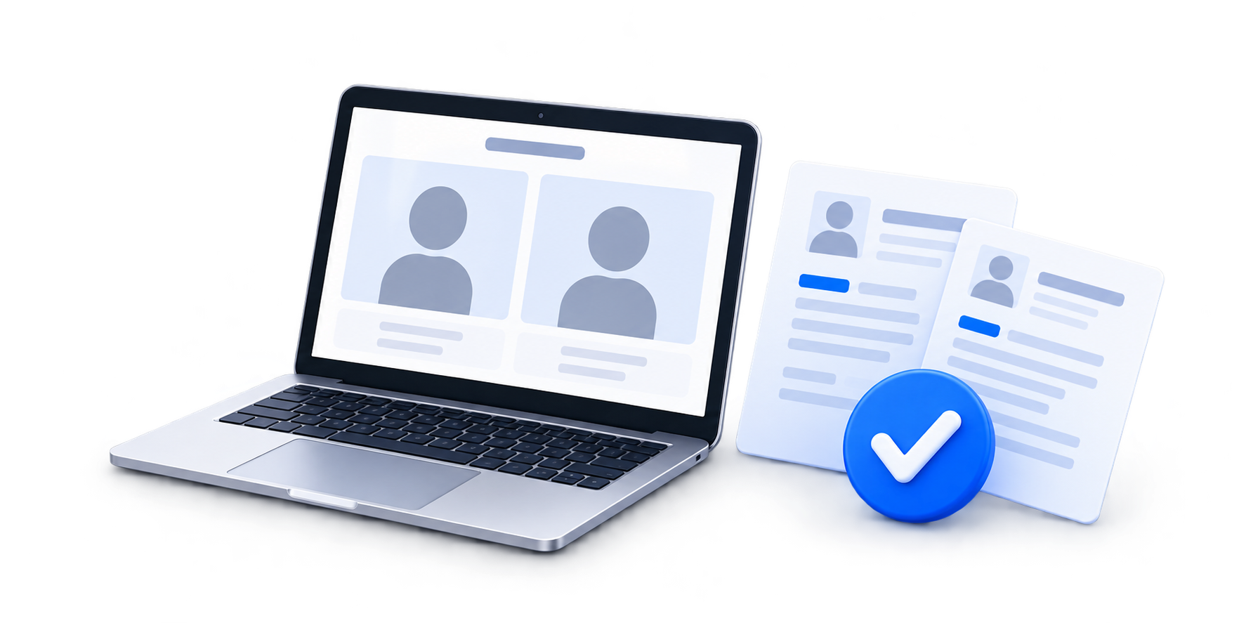 Interview call and a selected candidate