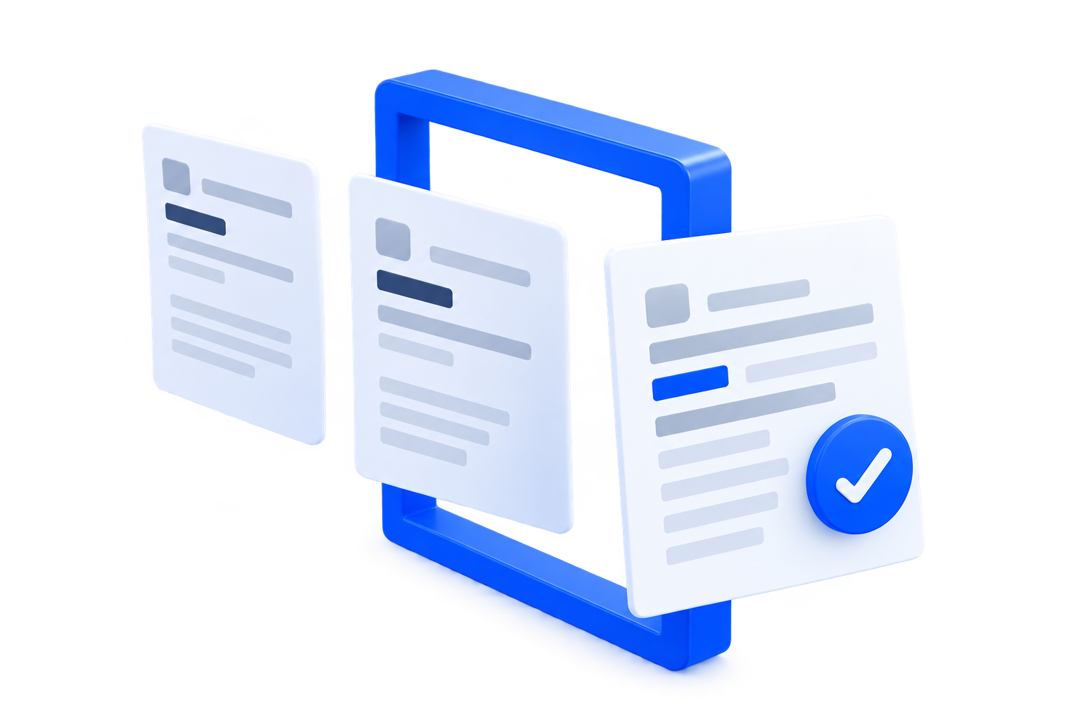 Applications being selected against a role brief